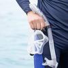Tilos Morphi Mask with Diver Sleek Dry Snorkel Set (White) view 2