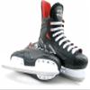 Botas - Attack 191 - Men's Ice Hockey Skates | Made in Europe (Czech Republic) | Color: Black/Red/White, Men's 6 Bundle with Skate Guards view 2