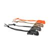 20pcs Storage Fixed Buckle Gear Clip Webbing Clip Accessories for Backpacks Storage Elastic Rope Backpack Webbing Attachments Triangular Elastic Rope Coil System Triangle view 1
