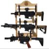 Old Cedar Outfitters Hardwood Wall-Mounted Gun Rack; Adjustable for Long Guns and Long Pistols view 2