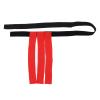 EVGATSAUTO Football Waist Flag, Competition Training Flag Bright Colors Polyester Fabric Multifunctional Effect for Outdoor Sports Games (Red) view 1