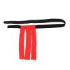 EVGATSAUTO Football Waist Flag, Competition Training Flag Bright Colors Polyester Fabric Multifunctional Effect for Outdoor Sports Games (Red) view 2