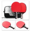 DUDSME Lerten Table Tennis Racket Professional Training Ping Pong Paddle with Carry Bag Excellent Control Suitable for Family Activity and Sports Club / 4 Star/A view 2