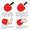 DUDSME Lerten Table Tennis Racket Professional Training Ping Pong Paddle with Carry Bag Excellent Control Suitable for Family Activity and Sports Club / 4 Star/A view 3