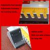Track Field Starting Block, Lightweight Aluminum Track Starting Block with Non-Slip Pad and Standard Card Ruler, Multifunctional Adjustable Angle Track Field Booster, for School Training view 3