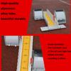 Track Field Starting Block, Lightweight Aluminum Track Starting Block with Non-Slip Pad and Standard Card Ruler, Multifunctional Adjustable Angle Track Field Booster, for School Training view 4