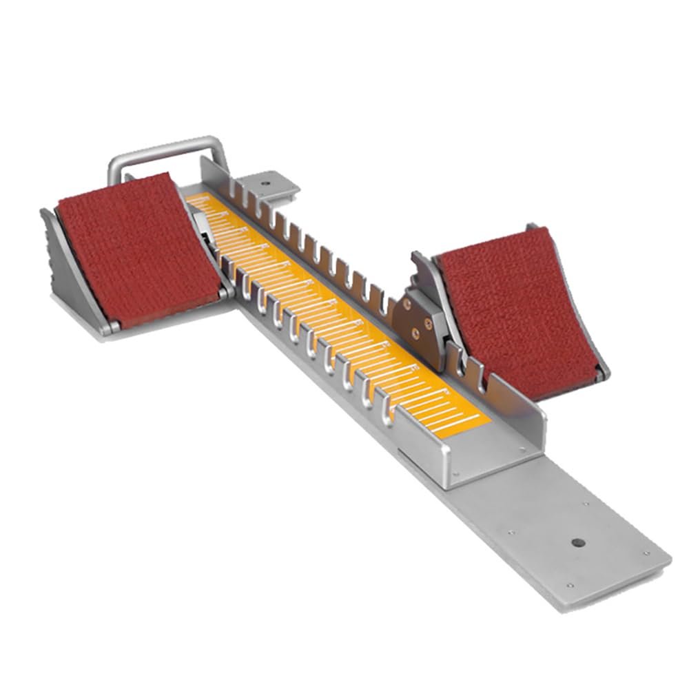 PODEC Track Field Starters, Campus Games Sprinting Starting Blocks with 6 Angle Adjustable and Stable base, Multifunctional Track Field Booster, for Professional Athletics/Fitness Running Exercises