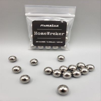 HOMEWREKER STAHLBALLE .68 Cal Less LETAHL Kinetic Impact PROJECTILES HDR68 M17 FSC