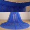 EllieWely Overskirt Short Front Long Back Party Tutu Tulle Skirt Royal Blue S M view 2
