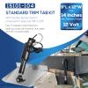 15101-104 9" x 12" Standard Trim Tab Kit 12V with Double Rocker Switch for Boat Size 16ft to 25ft view 2
