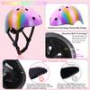 DINILEMU Kids Bike Helmet Color Gradient Toddler Youth Helmet for Kids Ages 3-5 5-8-14 Girls Boys Toddler Skateboard Helmet Protective Gear for Sports Bicycle Roller Skating Scooter view 2