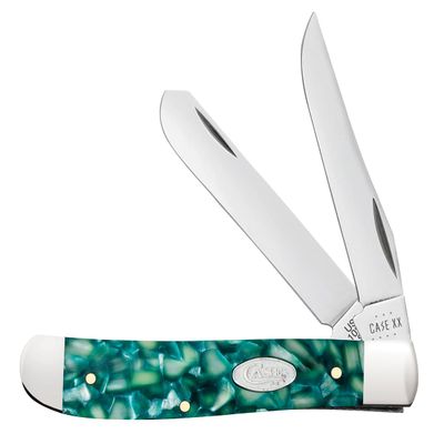 Case Cutlery CA71381: Mini Trapper Sparxx Green