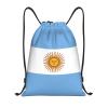 Argentina Drawstring Backpack Yoga Beach Sackpack Lightweight Gym Sports String Argentinean Bag Outdoor Decor S view 1