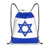 Israel Drawstring Backpack Yoga Beach Sackpack Lightweight Gym Sports String Israelis Bag Outdoor Decor S view 1