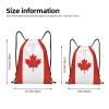 Canada Drawstring Backpack Yoga Beach Sackpack Lightweight Gym Sports String Canadians Bag Outdoor Decor S view 4