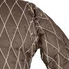 Gambeson Thick Padded & Quilted Medieval coatumes for Renaissance Cosplay Contrast Color Quilting Old era Armor Brown view 4