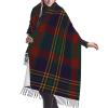 LMNSWDA Cork County Irish Tartan Women's Fashion Cashmere Feel with Tassel Large scarf warm party shawl Wraps view 1