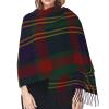 LMNSWDA Cork County Irish Tartan Women's Fashion Cashmere Feel with Tassel Large scarf warm party shawl Wraps view 4