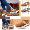 Ladmiple Slip On Shoes Women Casual Loafers Womens Canvas Shoes Low Top Fashion Sneakers Slip on Walking Shoes Dressy Casual Summer Comfortable Non Slip Platform Flats Loafers view 4