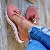 Ladmiple Slip On Shoes Women Wide Feet Womens Canvas Shoes Low Top Fashion Sneakers Slip on Walking Shoes Dressy Casual Summer Comfortable Non Slip Platform Flats Loafers view 2