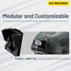 Nitecore HLB20+HMB1 TAC Headlamp Bracket + Tactical Helmet Mount Base Set Fit for NU21 NU25 UL Headlamp Fit for NVG Mount Shroud view 3