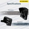 Nitecore HLB20+HMB1 TAC Headlamp Bracket + Tactical Helmet Mount Base Set Fit for NU21 NU25 UL Headlamp Fit for NVG Mount Shroud view 4