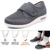 bumuam Lightweight Walking Sneakers,Casual Adjustable Walking Shoes Wide Shoes with 3 Pairs Insoles Replacement for Elderly Diabetic Edema Swollen Feet Men 4.5/Women 5.5 view 3