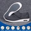 bumuam Extra Wide Walking Edema Sneakers,Casual Adjustable Walking Shoes Wide Shoes with 3 Pairs Insoles Replacement for Elderly Diabetic Edema Swollen Feet Men 5/Women 6 view 2