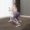 Abdominal Exercise Machine Ab Machine for Stomach Workout Ab Workout Equipment Foldable Core Ab Trainer for Home gym Workout, 150kg/330lbs Weight Capacity (Pink) view 4