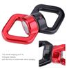 QANYEGN Swing Swivels, Double Ended Swivels Eye Hook, Rotational Device Hanging Ary for Hanging Hammock, Aerial Dance(red black) view 2