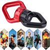 QANYEGN Swing Swivels, Double Ended Swivels Eye Hook, Rotational Device Hanging Ary for Hanging Hammock, Aerial Dance(red black) view 4