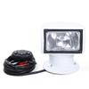 100W Halogen Light Bar for Boat, Boat Truck Car Spotlight Marine Searchlight Light 12V 360 Waterproof Degree Rotate Boats Lights Work Light Pods Flood Beam Driving Lamp for Boats Truck Car White view 1
