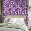 YANFENQI Papel para Pared Decorativo Pink Wall Contact Paper Geometric Wall Clings Easy to Clean (W) 118" X(H) 110" view 2