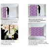 YANFENQI Papel para Pared Decorativo Pink Wall Contact Paper Geometric Wall Clings Easy to Clean (W) 118" X(H) 110" view 4