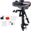 Goudergo 3.5Hp 2 Stroke Outboard Motor,Boat Motor Engine with Water Cooling CDI System for Small Watercraft & Such as Kayaks & Canoes & Dinghies & Inflatable Boats(3.5Hp 2 Stroke) view 1