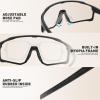 KAPVOE Photochromic Cycling Glasses Men Women Clear Mountain Bike Sunglasses MTB Sports Transition Triathlon Running - K93 view 3