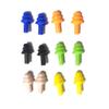 6 Pairs Reusable Silicone Swimming Earplugs Silicone Noise Cancelling Ear Plugs Waterproof Earplugs for Swimming and Sleeping,Learning, Hearing Protection, Concerts, Shooting view 1