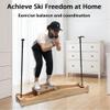 BailingDS Indoor Ski Simulator Balance & Coordination Training Machine for Body Sculpting - Wooden, Semi-Automatic, LCD, Push Button, More than 1 Program, 5 Resistance Levels view 4