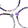 FOCO Northwestern Wildcats NCAA 3 Pack Team Friendship Bracelet view 2