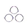 FOCO Northwestern Wildcats NCAA 3 Pack Team Friendship Bracelet view 3