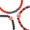 FOCO Syracuse Orange NCAA 3 Pack Beaded Friendship Bracelet view 2