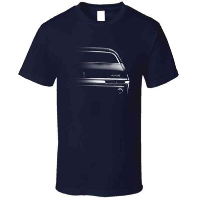1968 Olds Cutlass 442 Half Rear Bumper View Classic Car T Shirt 2XL Navy