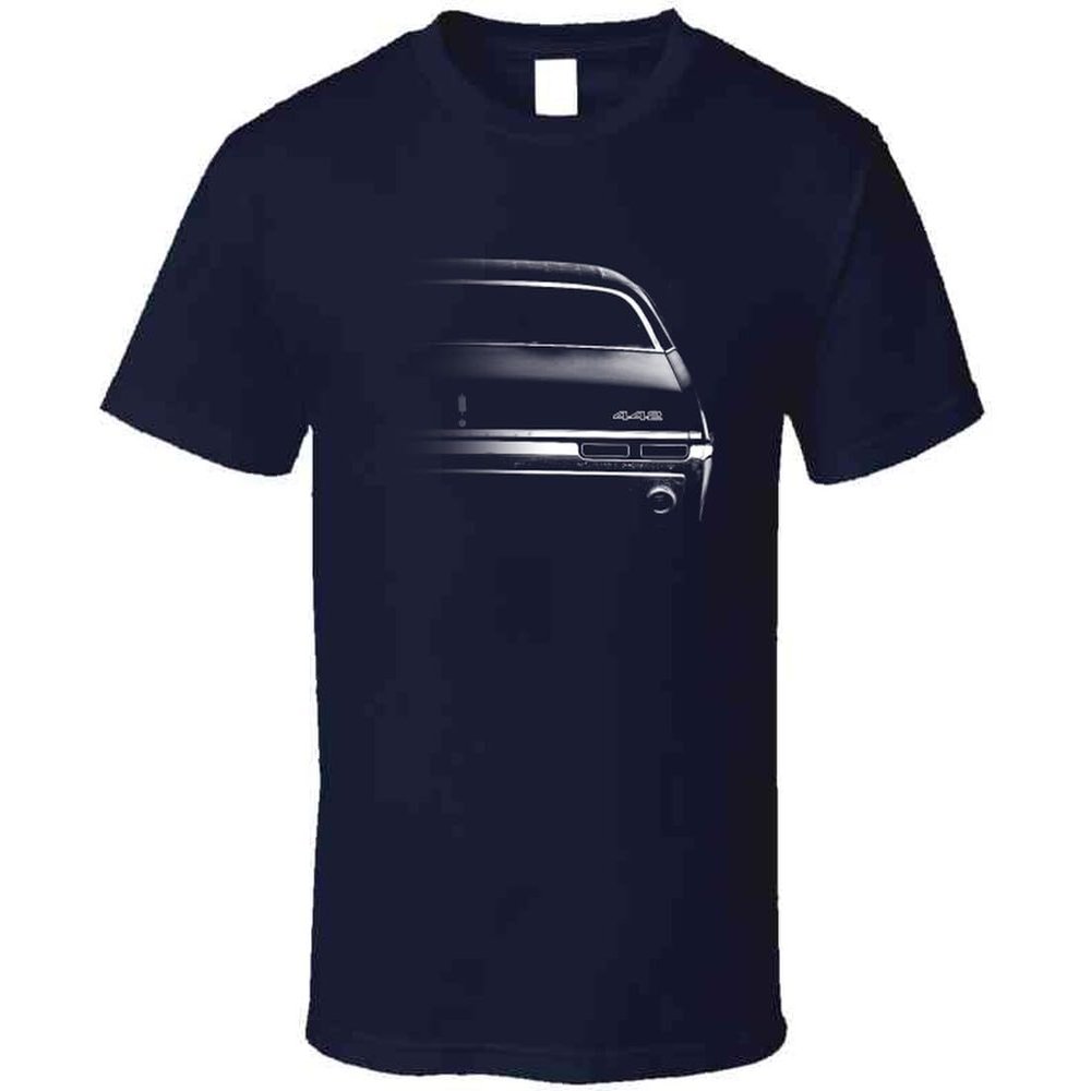 1968 Olds Cutlass 442 Half Rear Bumper View Classic Car T Shirt 2XL Navy