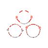 FOCO Nebraska Cornhuskers NCAA 3 Pack Team Friendship Bracelet view 3