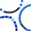 FOCO North Carolina Tar Heels NCAA 3 Pack Beaded Friendship Bracelet view 2