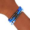 FOCO North Carolina Tar Heels NCAA 3 Pack Beaded Friendship Bracelet view 4