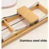 Indoor Skiing Simulator Thigh Trainer Wood Material Aerobic Exercise Equipment Butt and Pelvic Floor Muscle Trainer Balance Trainer for Home Quiet and Compact view 4