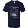 1955 Nomad Multi Angle View Car Enthusiast T Shirt S Navy view 1