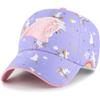 47 Girls Preschool Lavender Carolina Panthers Unicorn Clean Up Adjustable Hat view 1