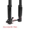 ZECHAO Air Mountain Bike Suspension Fork,26 * 5.0inch Inverted Fork 1-1/2" Disc Brake 15 * 150mm Snow Bike,Electric Bike Rebound Adjust Outdoor view 4